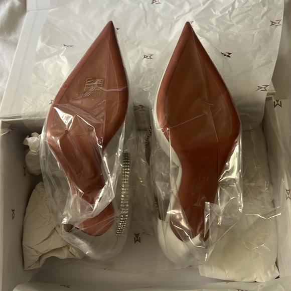 Amina Muaddi Ursina Heels - white - Picture 13 of 16